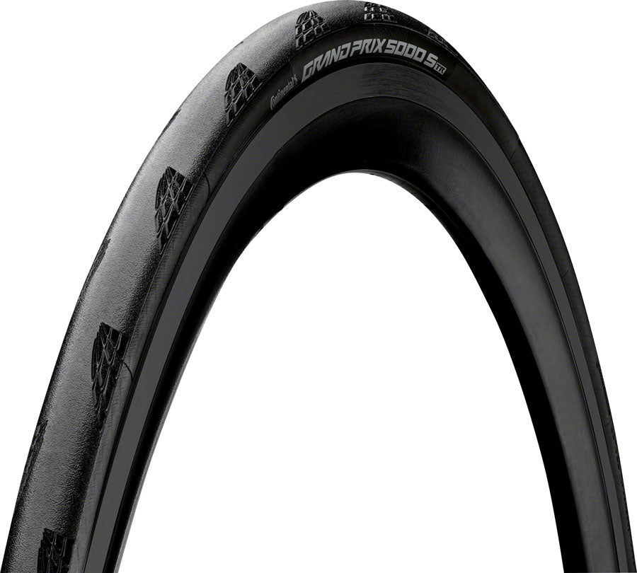 Continental Grand Prix 5000 S TR Tire - 700 x 28 Tubeless Folding BLK BLKChili Vectran Breaker LazerGrip ACT