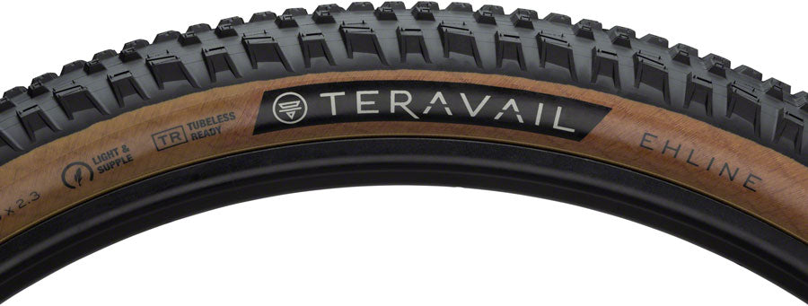 Teravail Ehline Tire - 27.5 x 2.3 Tubeless Folding Tan Light and Supple