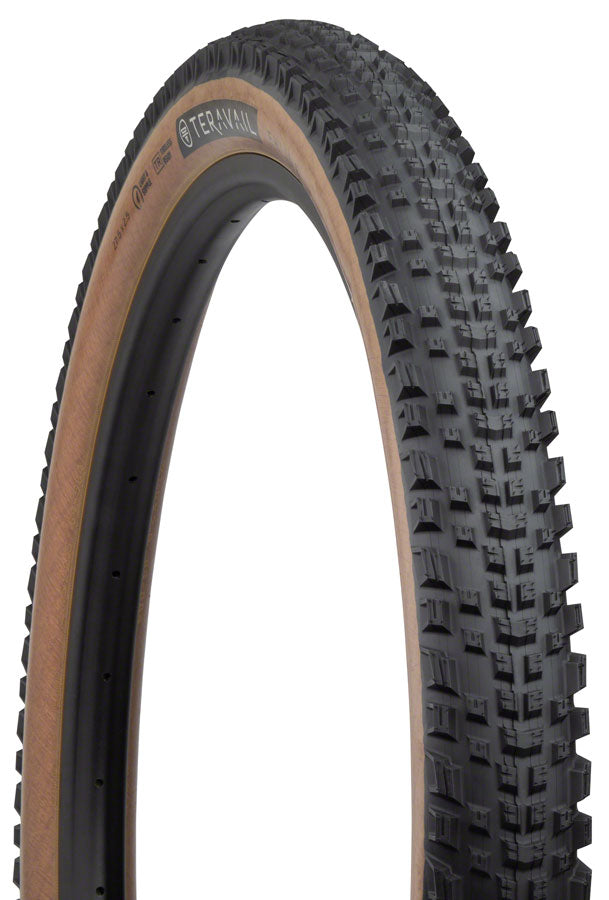 Teravail Ehline Tire - 27.5 x 2.5 Tubeless Folding Tan Light and Supple