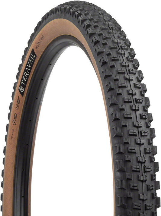 Teravail Honcho Tire - 29 x 2.6 Tubeless Folding Tan Light Supple Grip Compound