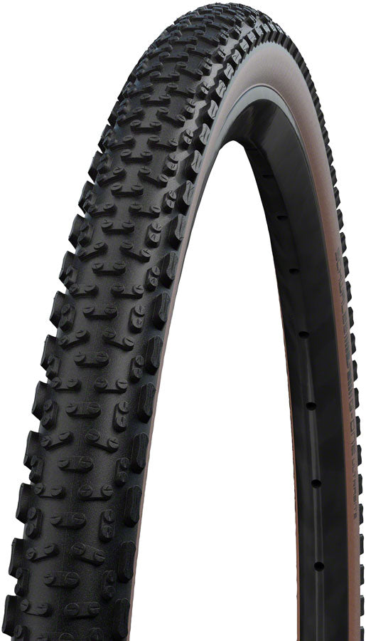 Schwalbe G-One Ultrabite Tire - 700 x 40 Tubeless Folding BLK/Bronze Performance Line Race Guard Addix