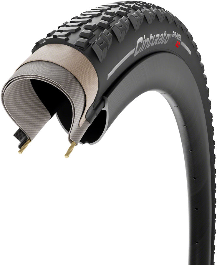 Pirelli Cinturato Gravel RC Tire - 700 x 45 Tubeless Folding Black