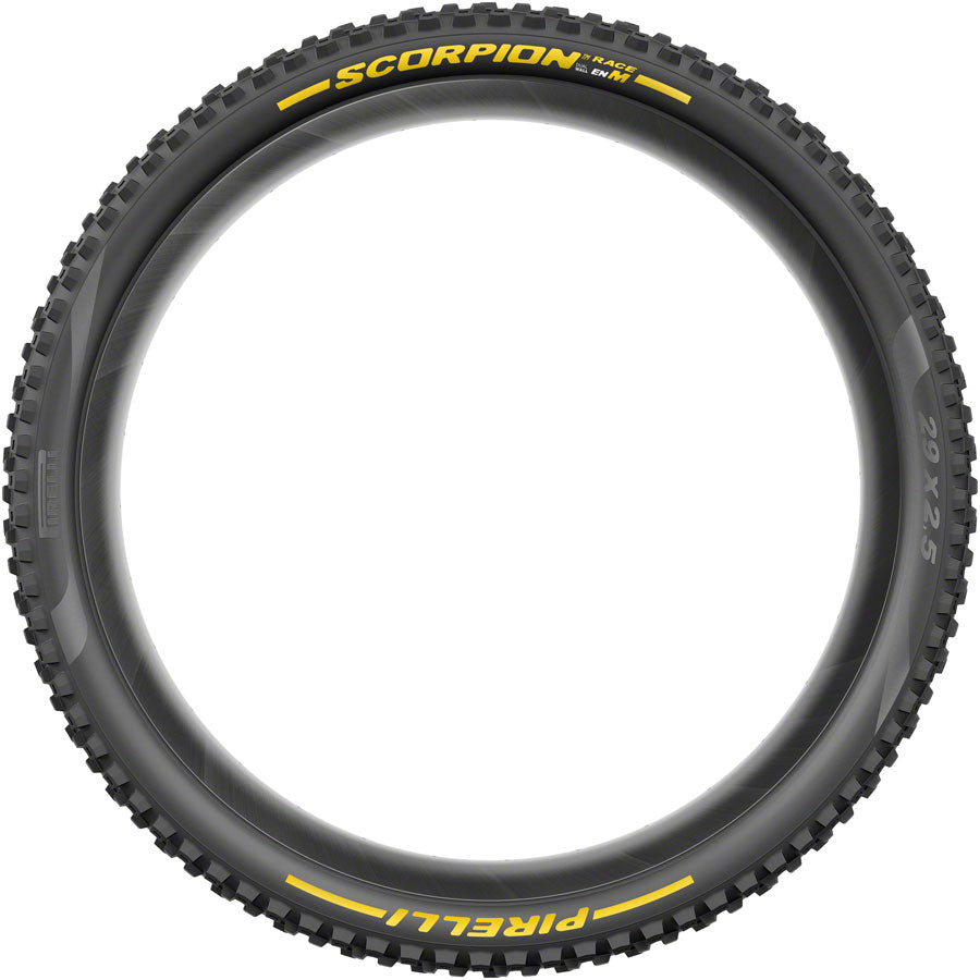 Pirelli Scorpion Race Enduro M Tire - 29 x 2.5 Tubeless Folding YLW Label DualWALL SmartEVO DH