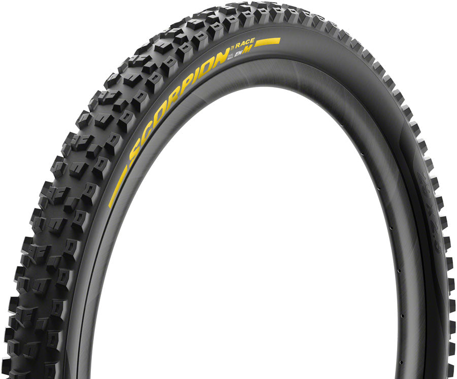 Pirelli Scorpion Race Enduro M Tire - 29 x 2.5 Tubeless Folding YLW Label DualWALL SmartEVO DH