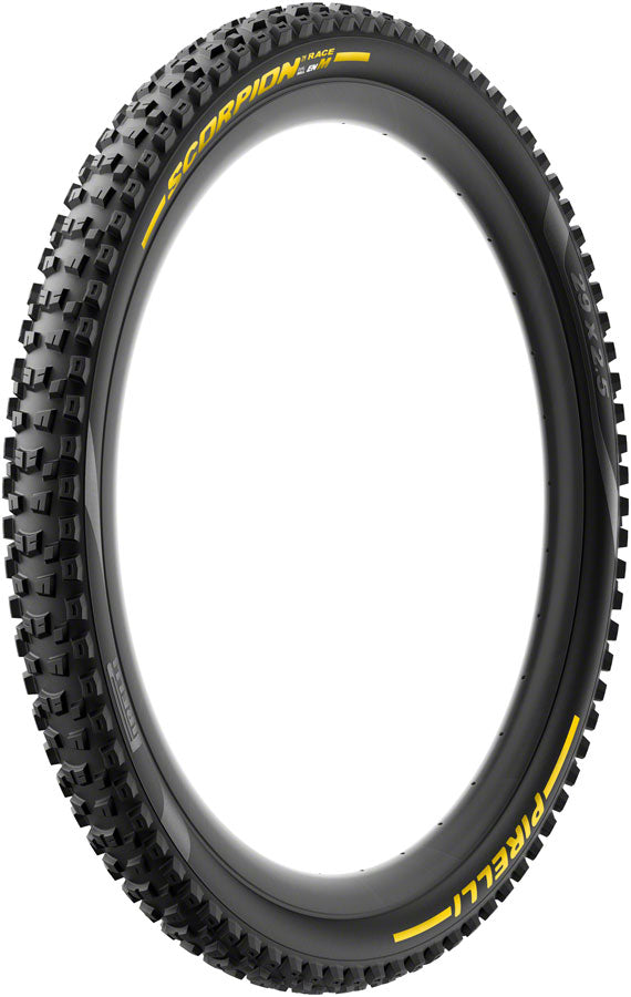 Pirelli Scorpion Race Enduro M Tire - 29 x 2.5 Tubeless Folding YLW Label DualWALL SmartEVO DH