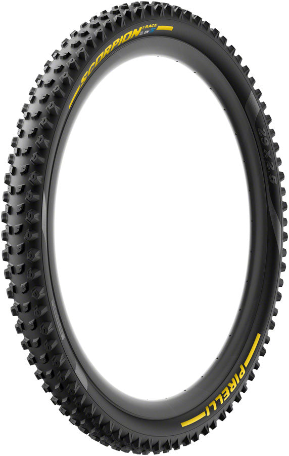 Pirelli Scorpion Race Enduro S Tire - 29 x 2.5 Tubeless Folding YLW Label DualWALL SmartEVO DH