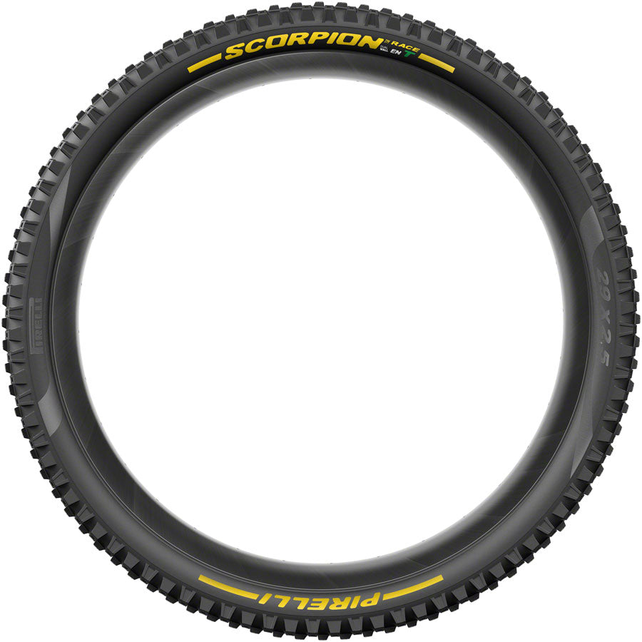 Pirelli Scorpion Race Enduro T Tire - 29 x 2.5 Tubeless Folding YLW Label DualWALL SmartEVO DH