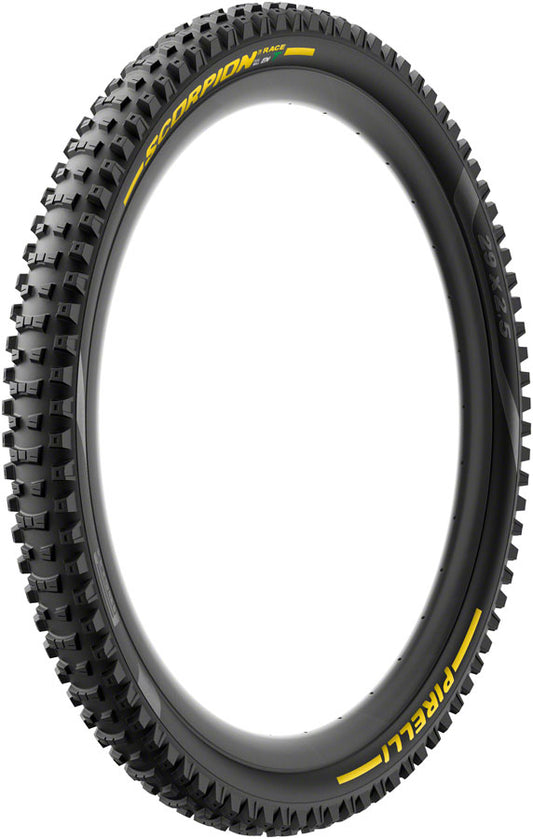 Pirelli Scorpion Race Enduro T Tire - 29 x 2.5 Tubeless Folding YLW Label DualWALL SmartEVO DH