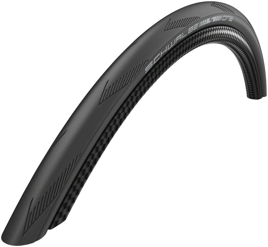 Schwalbe One Tire - 700 x 25 Tubeless Folding BLK Performance Line RaceGuard Addix E-25