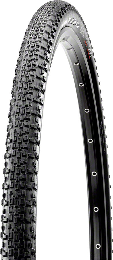 Maxxis Rambler Tire - 700 x 50 Tubeless Folding Black Dual SilkShield