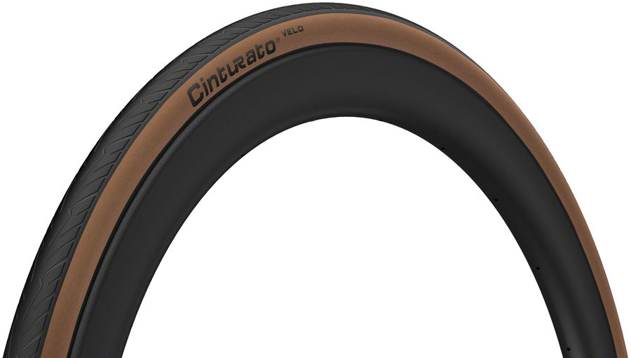 Pirelli Cinturato Velo TLR Tire - 700 x 26 Tubeless Folding Classic Tan