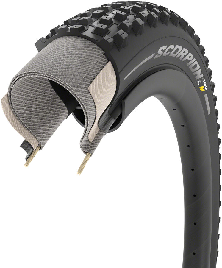 Pirelli Scorpion Trail M Tire - 29 x 2.4 Tubeless Folding Black