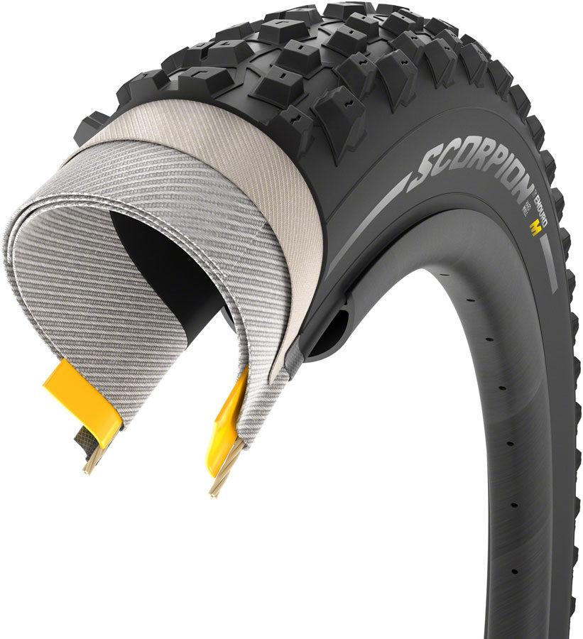 Pirelli Scorpion Enduro M Tire - 29 x 2.4 Tubeless Folding BLK ProWall SmartGrip Gravity