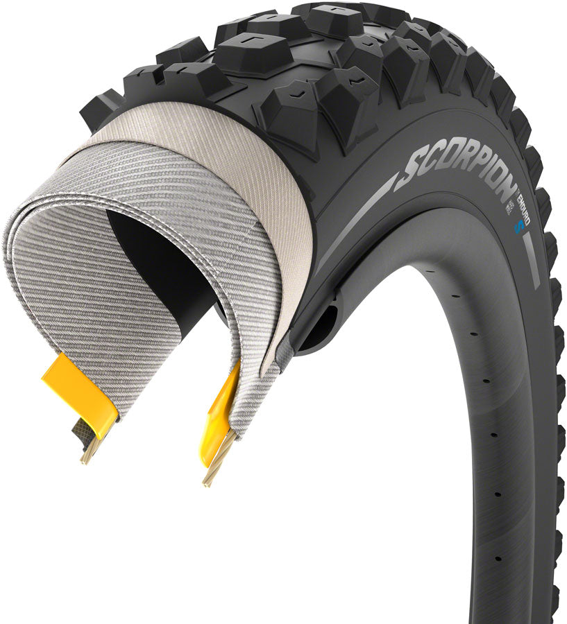 Pirelli Scorpion Enduro S Tire - 27.5 x 2.4 Tubeless Folding BLK ProWall SmartGrip Gravity