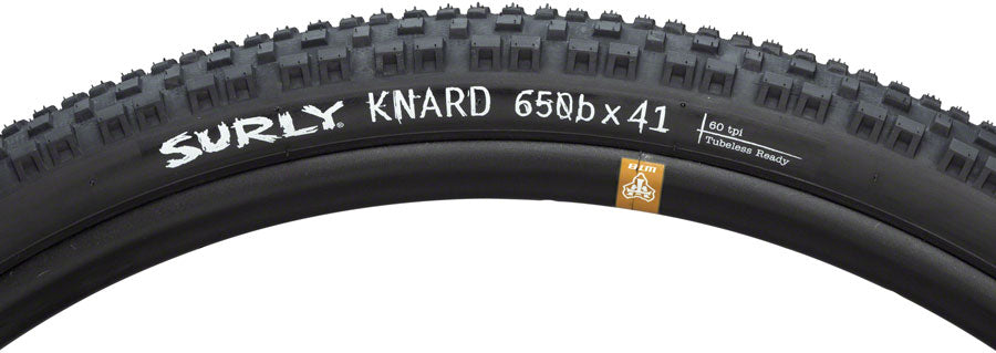 Surly Knard Tire - 650b x 41 Tubeless Folding Black 60tpi