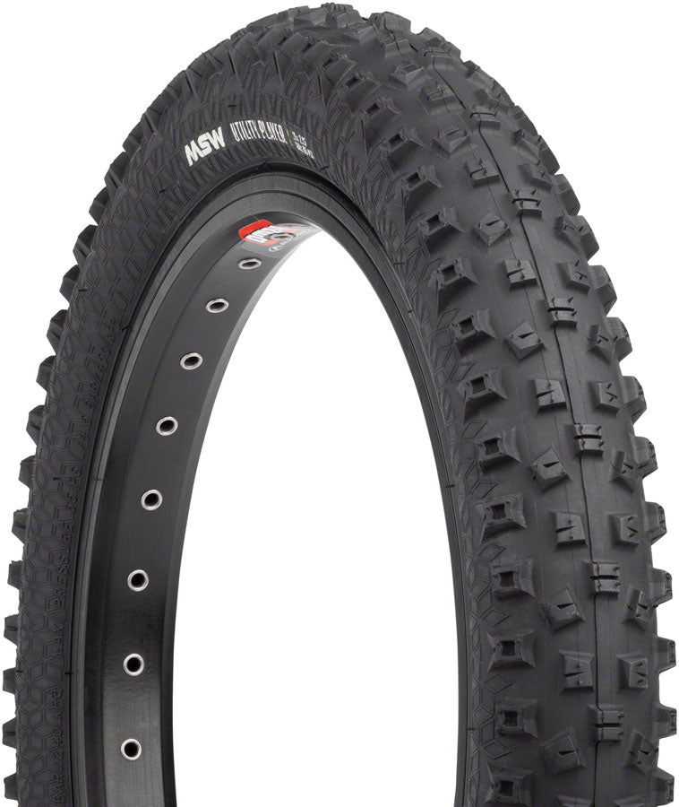 MSW Utility Player Tire - 16 x 2.25 Black Rigid Wire Bead 33tpi