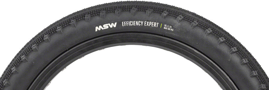 MSW Efficiency Expert Tire - 16 x 1.75 Black Rigid Wire Bead 33tpi