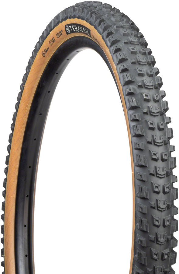 Teravail Warwick Tire - 29 x 2.5 Tubeless Folding Tan Durable Grip Compound