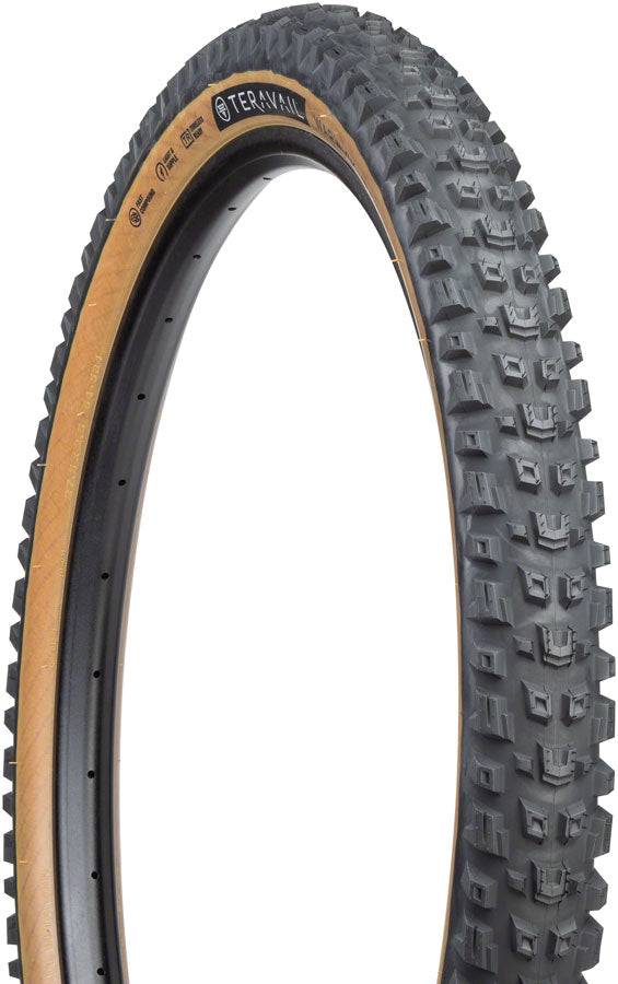 Teravail Warwick Tire - 27.5 x 2.5 Tubeless Folding Tan Light Supple Fast Compound