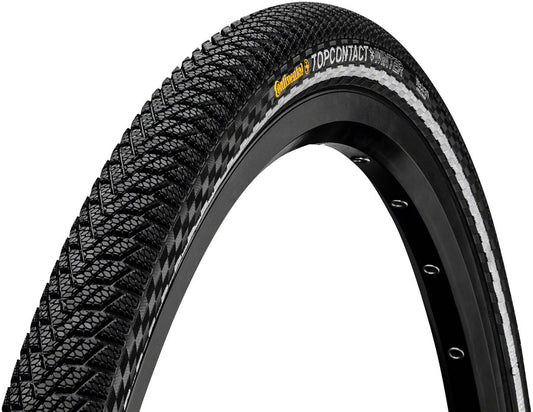 Continental Top Contact Winter II Premium Tire - 27.5 x 2.00 Clincher Folding BLK/Reflex Vectran Breaker E50