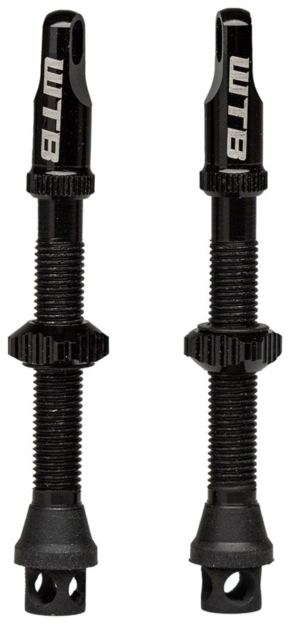 WTB TCS Max-Flow Tubeless Valves - 44mm Black Pair