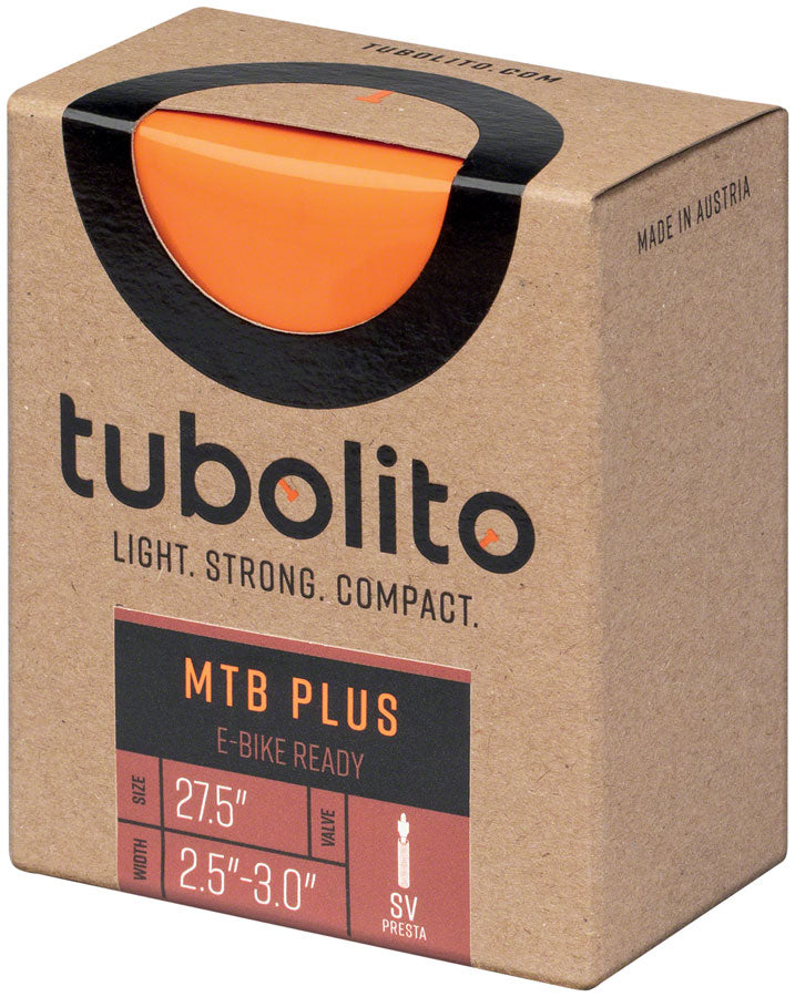 Tubolito Tubo MTB Plus Tube - 27.5+ x 2.5-3.0" 42mm Presta Valve Orange