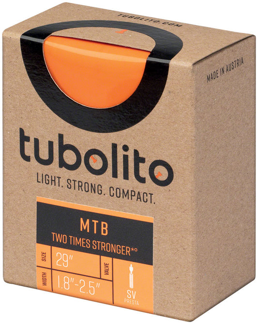 Tubolito Tubo MTB Tube - 29" x 1.8-2.5" 42mm Presta Valve Orange