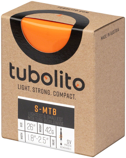 Tubolito S-Tubo MTB Tube - 26 x 1.8-2.5" 42mm Presta Valve Orange