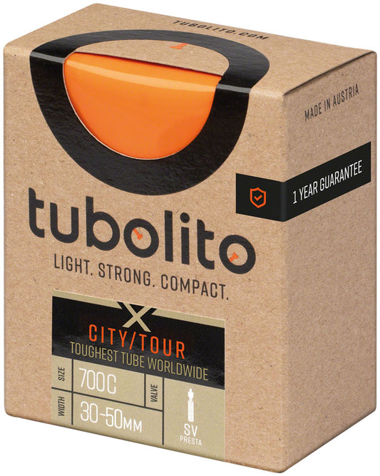 Tubolito X-Tubo City/Tour Tube - 700 x 30-50mm 42mm Presta ValveOrange