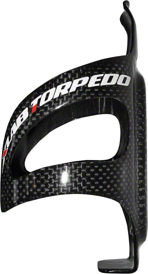 XLAB Torpedo Carbon Aero Water Bottle Cage: Black