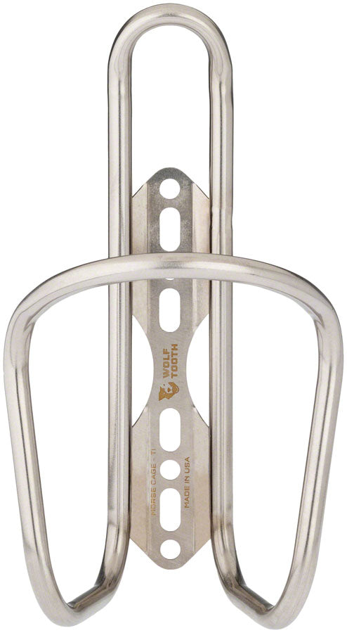 Wolf Tooth Morse  Bottle Cage - Titanium Silver