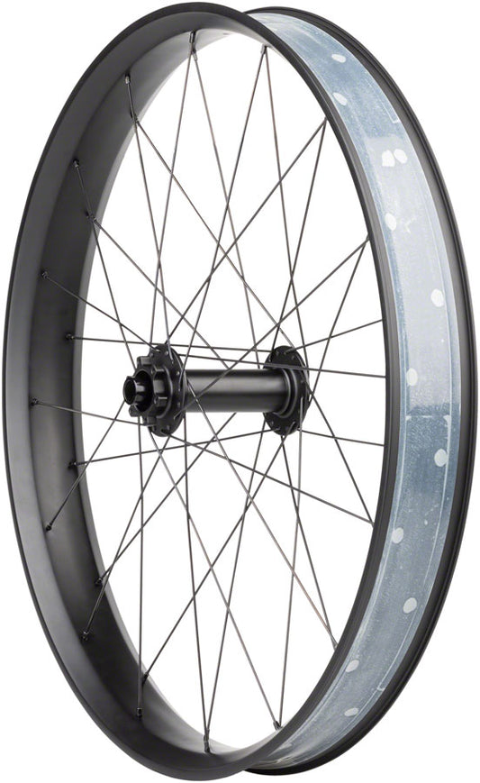 Quality Wheels Alex CF-1 Carbon Bear Pawl Front Wheel - 26" Fat 15 x 150mm 6-Bolt BLK