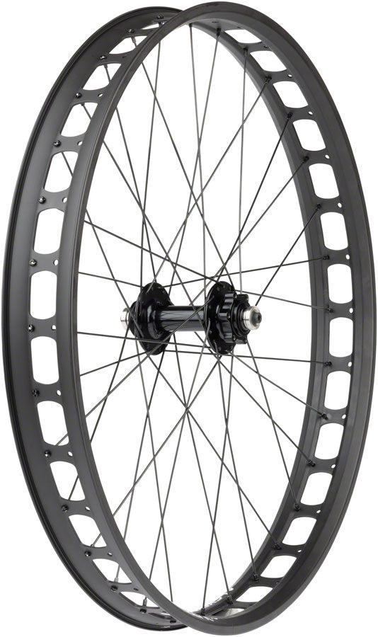 Quality Wheels Blizzerk Front Wheel - 26" QR x 135mm Pugsley 6-Bolt 32H BLK