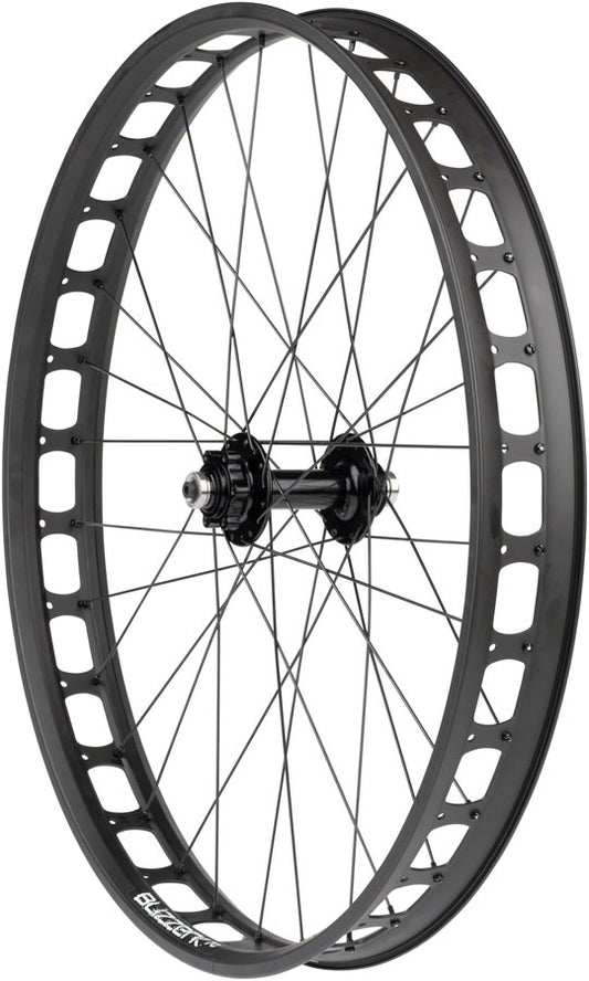 Quality Wheels Blizzerk Front Wheel - 26" QR x 135mm Pugsley 6-Bolt 32H BLK