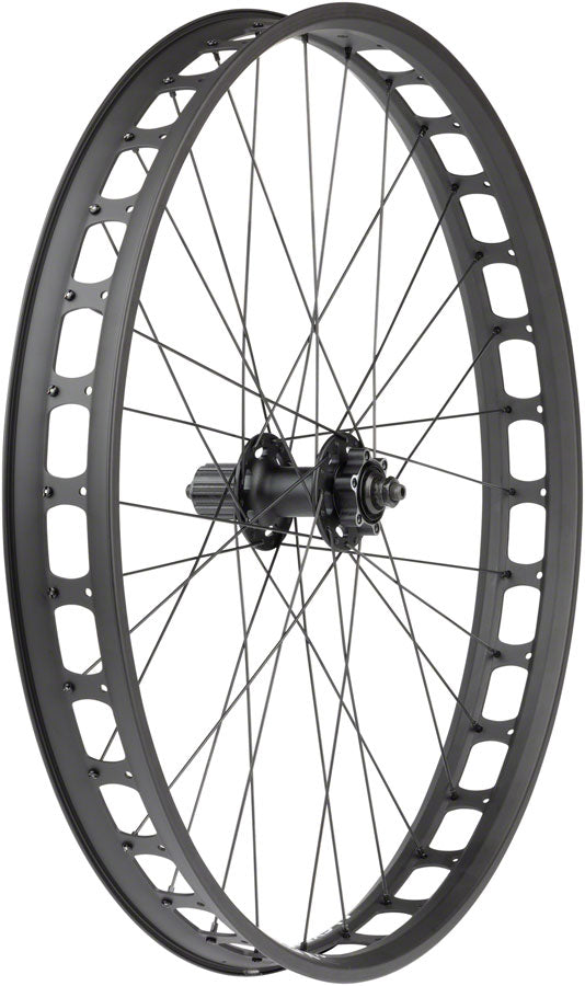 Quality Wheels Blizzerk Rear Wheel - 26" QR x 135mm Pugsley 6-Bolt HG 11 MTN 32H BLK