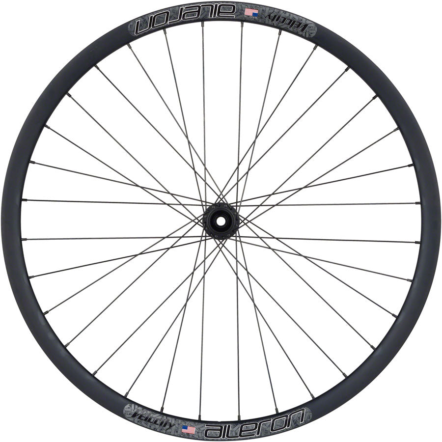 Quality Wheels BearPawls / Velocity Aileron Front Wheel - 700c 12 x 100mm Center-Lock BLK