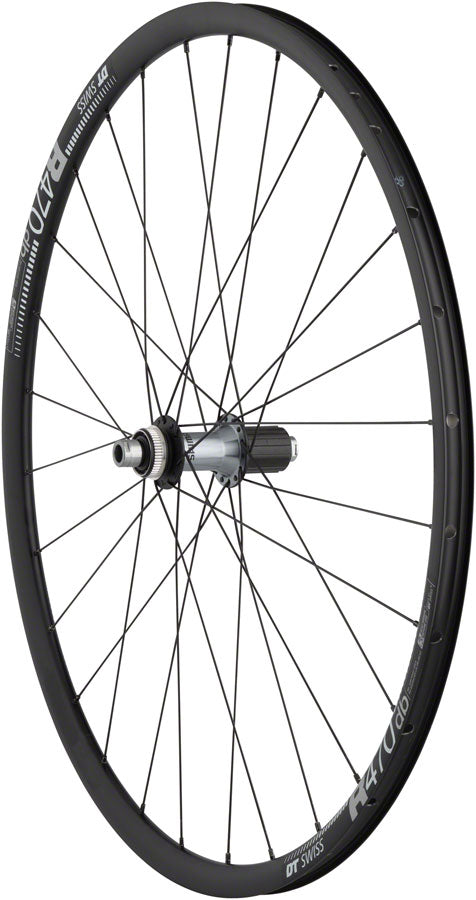 Quality Wheels Ultegra/DT R470db Rear Wheel - 700 12 x 142mm Center-Lock HG 11 BLK