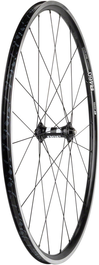 Quality Wheels DT 240/DT R460 Front Wheel - 700 QR x 100mm Rim Brake Black