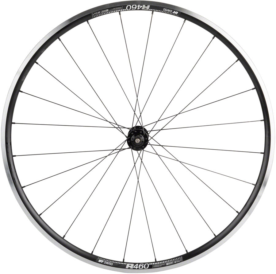 Quality Wheels DT 240/DT R460 Front Wheel - 700 QR x 100mm Rim Brake Black