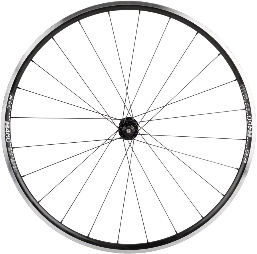 Quality Wheels DT 240/DT R460 Front Wheel - 700 QR x 100mm Rim Brake Black