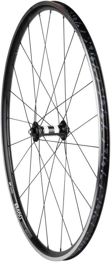 Quality Wheels DT 240/DT R460 Front Wheel - 700 QR x 100mm Rim Brake Black