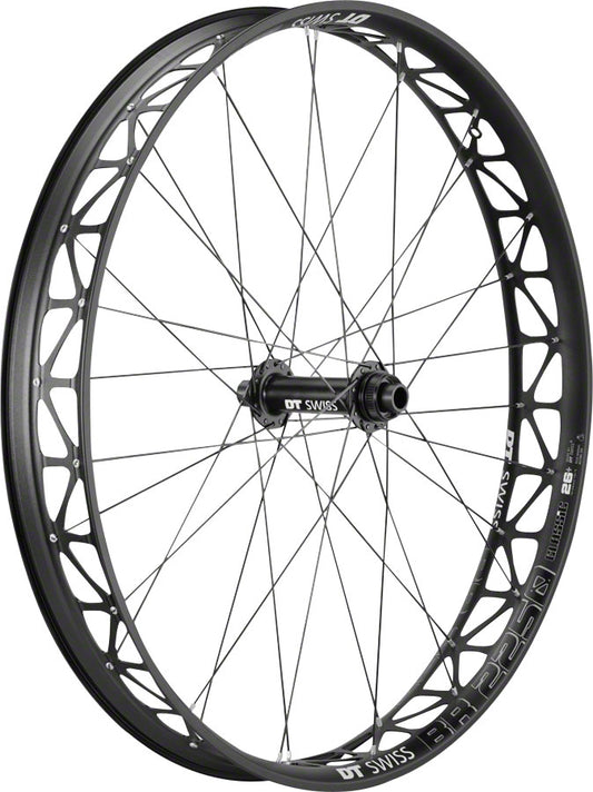 DT Swiss Big Ride Front Wheel - 26" 15 x 150mm Center-Lock BLK/White Clincher