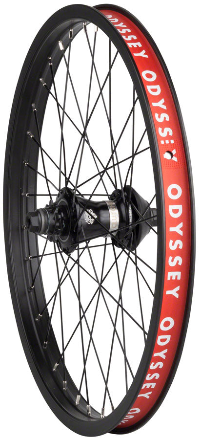 Odyssey Quadrant Rear Wheel - 20" 14 x 110mm Rim Brake Freecoaster RHD Black