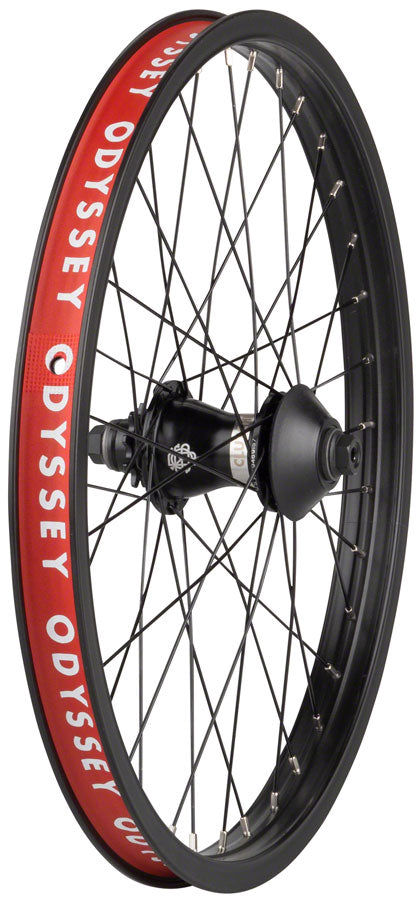 Odyssey Quadrant Rear Wheel - 20" 14 x 110mm Rim Brake Freecoaster LHD Black