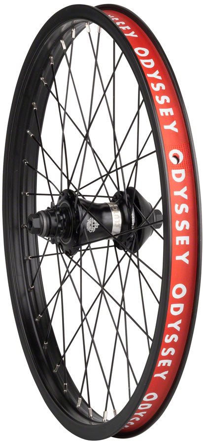 Odyssey Quadrant Rear Wheel - 20" 14 x 110mm Rim Brake Freecoaster LHD Black