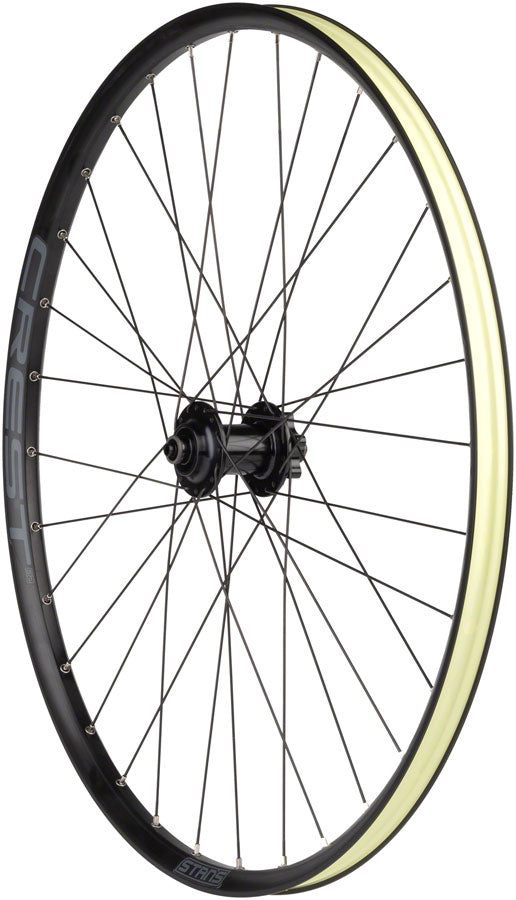 Stans Crest S2 Front Wheel - 27.5" QR x 100mm 6-Bolt Black