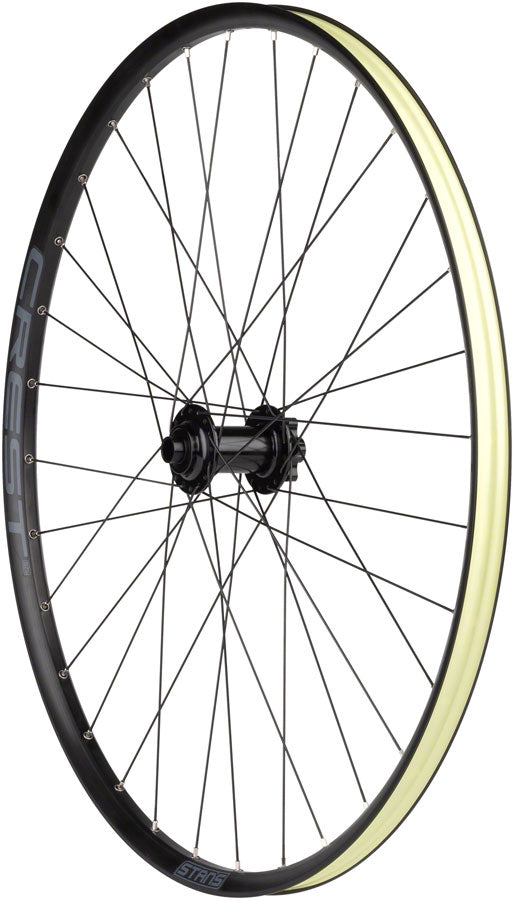 Stans Crest S2 Front Wheel - 29" 15 x 110mm 6-Bolt Black