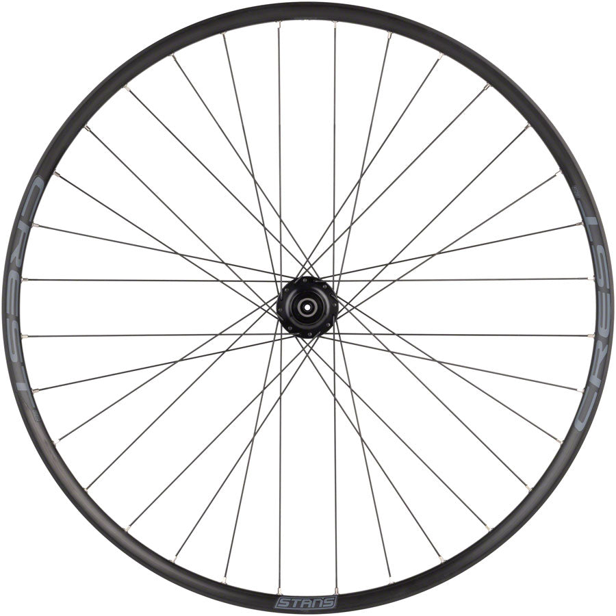 Stans Crest S2 Front Wheel - 29" QR x 100mm 6-Bolt Black