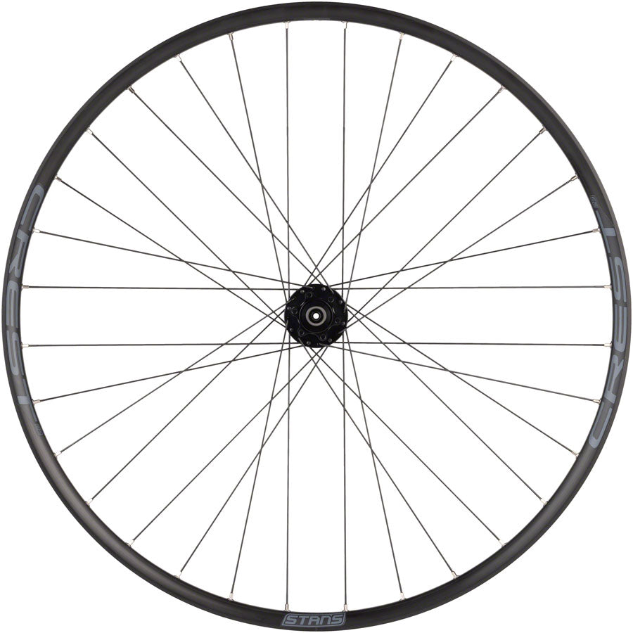 Stans Crest S2 Front Wheel - 29" QR x 100mm 6-Bolt Black