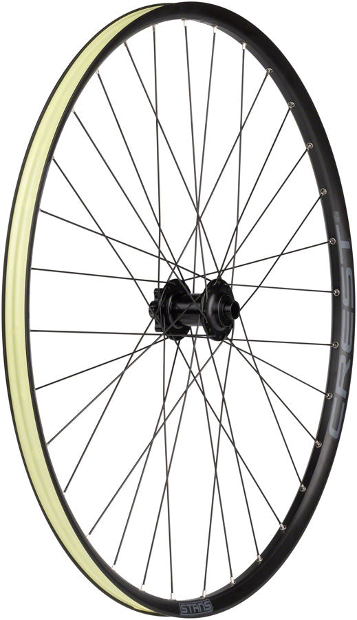 Stans Crest S2 Front Wheel - 29" 15 x 100mm 6-Bolt Black